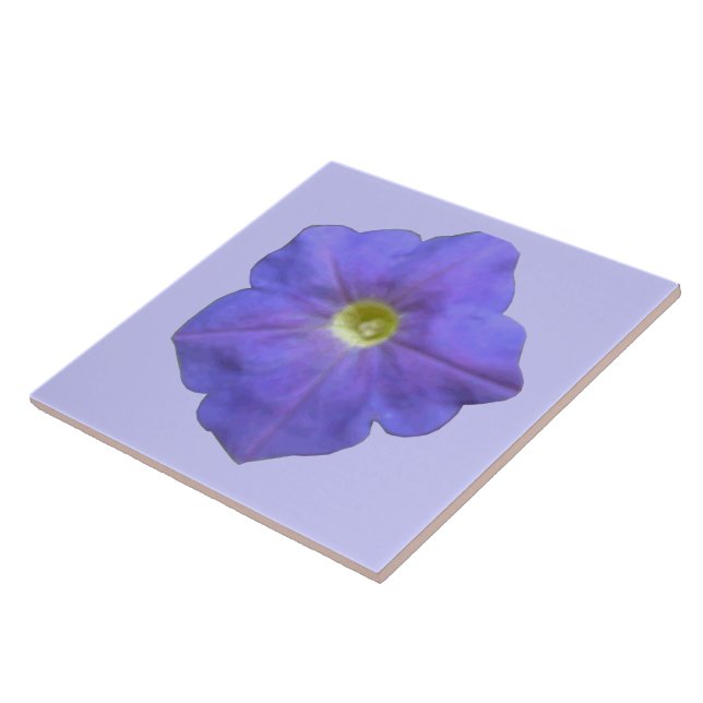 Blue Petunia Tile (Side)
