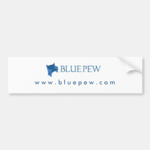 Blue Pew Bumper Sticker