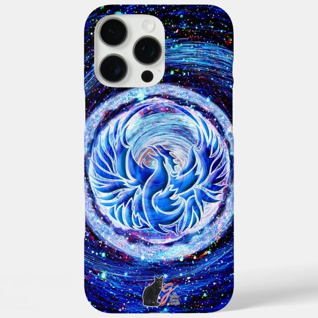 Blue Phoenix Case-Mate iPhone Pro Max Case (Back)