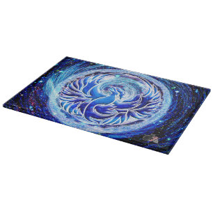 Blue Phoenix Cutting Board