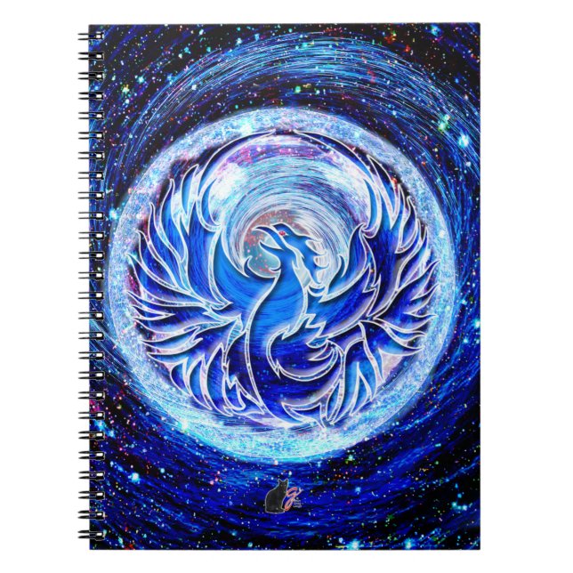 Blue Phoenix Notebook (Front)
