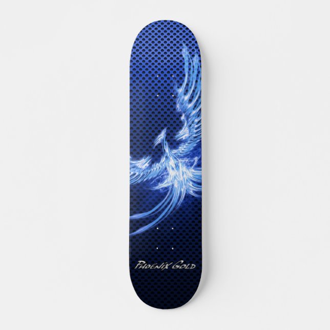 Blue Phoenix Skatedeck Skateboard (Front)