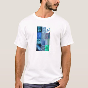 Blue Photo Collage T-Shirt