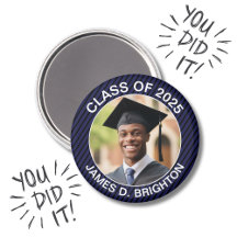 Blue Photo Graduation 