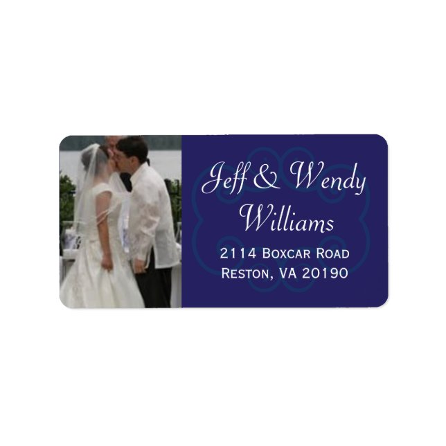 Blue Photo Labels (Front)