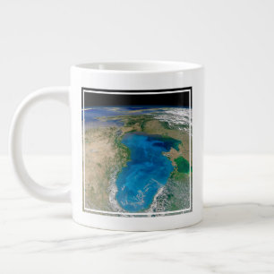 Blue Phytoplankton Bloom In The Black Sea Large Coffee Mug