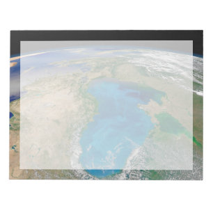 Blue Phytoplankton Bloom In The Black Sea Notepad