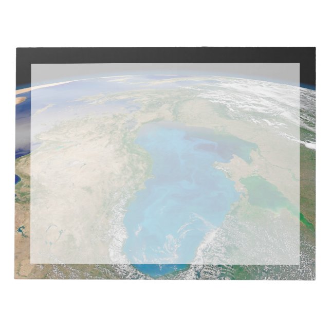 Blue Phytoplankton Bloom In The Black Sea Notepad (Front)