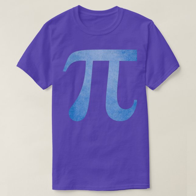 Blue Pi Symbol T-Shirt (Design Front)