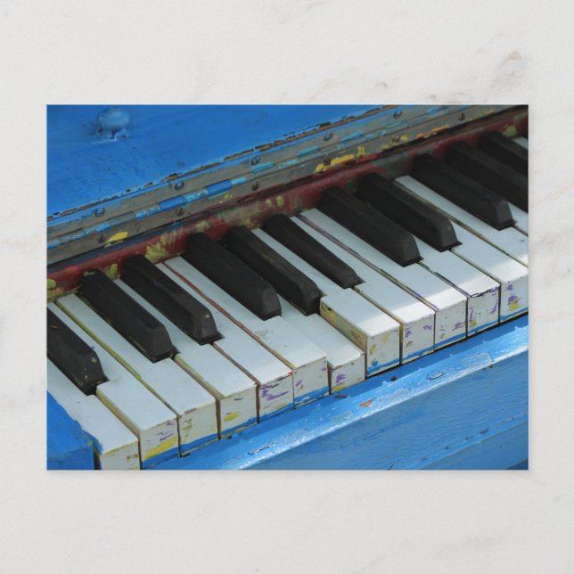 Blue Piano Postcard (Front)
