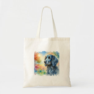 Blue Picardy Spaniel 050824AREF118 - Watercolor Tote Bag
