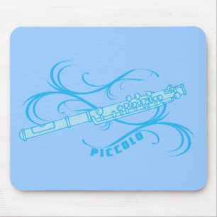 Blue Piccolo Mouse Pad