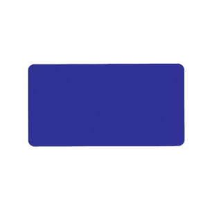 Blue (pigment) (solid colour) label