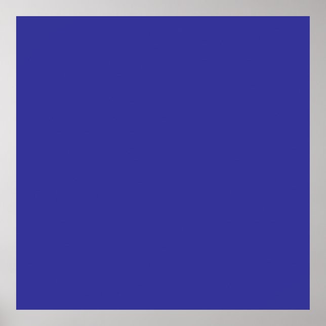 Blue (pigment) (solid colour)  poster (Front)