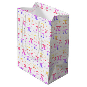 Blue PII 3.142 Mathematics  Medium Gift Bag