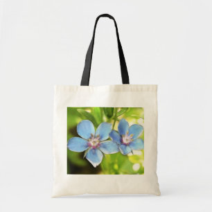 Blue Pimpernel (Anagallis monelli) Flowers Tote Bag