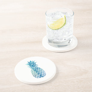 blue pineapple coaster