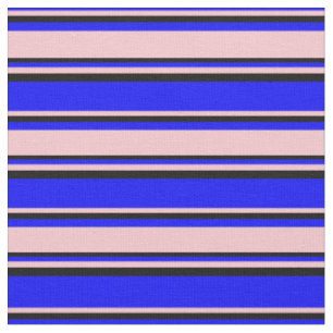 Blue, Pink, and Black Coloured Pattern Fabric