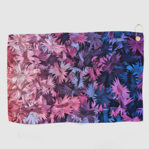 Blue Pink Candy Patterns Golf Towel