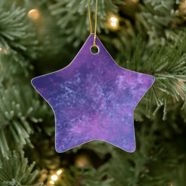 blue pink Ceramic Decoration (Tree)