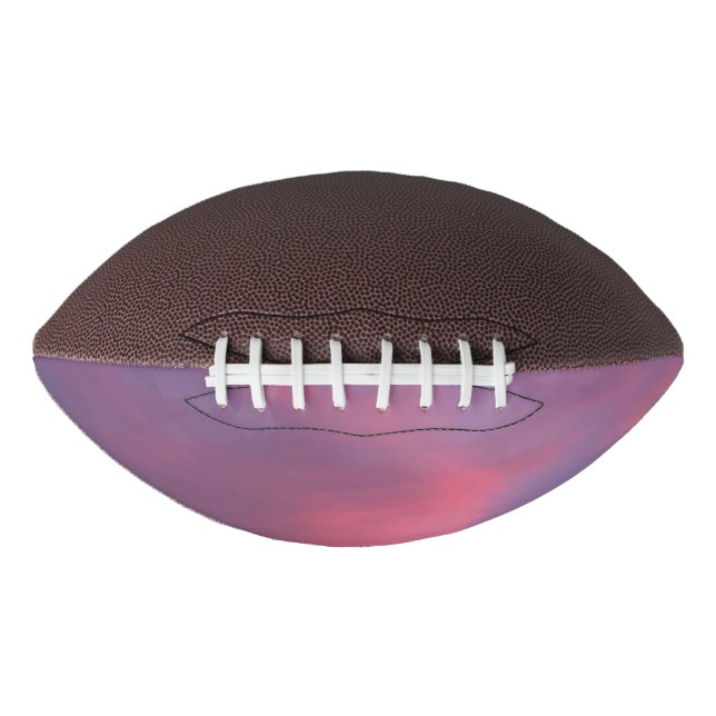 Blue Pink Clouds Football (Front)