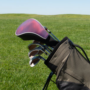 Blue Pink Clouds Golf Head Cover