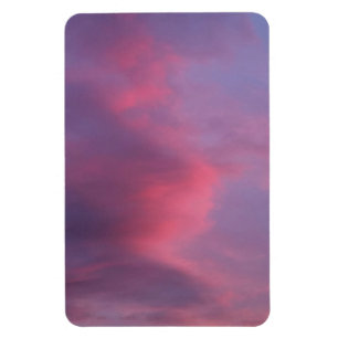 Blue Pink Clouds Magnet