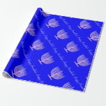 Blue Pink Hanukkah Menorah 4 Laura Wrapping Paper<br><div class="desc">You will love our Blue Pink Hanukkah Menorah 4 Laura Design!</div>