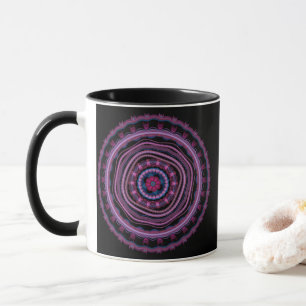 Blue Pink Lilac Mandala Mug