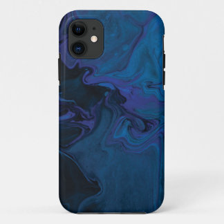 blue pink marble Case-Mate Tough Apple iPhone 11 Case