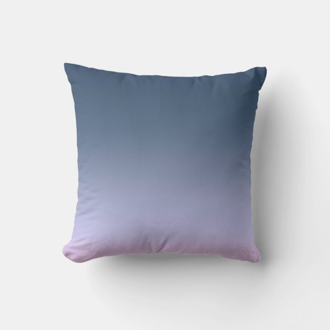 Blue-pink Ombre . Cushion (Front)