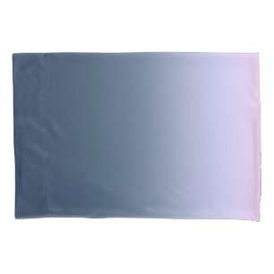 Blue-pink Ombre  Pillowcase