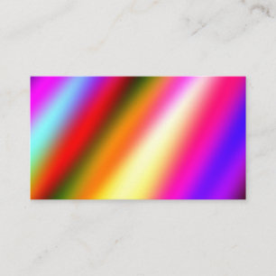 Blue pink ombre watercolor abstract pastel rainbow business card