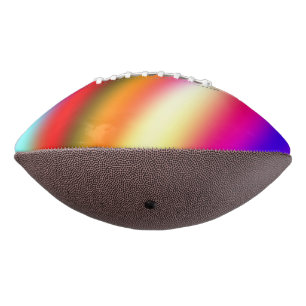 Blue pink ombre watercolor abstract pastel rainbow football