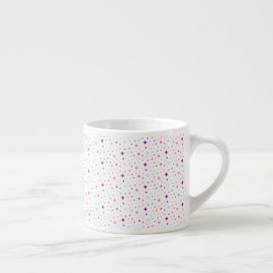 Blue Pink Purple Stars Cosmic Space Night Sky. Espresso Cup