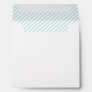 Blue Pinstripes Envelope