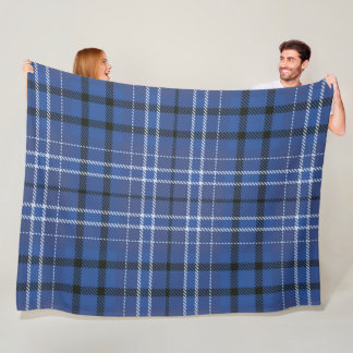 Blue Plaid 60x80 Fleece Blanket