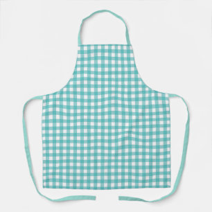 Blue Plaid Apron