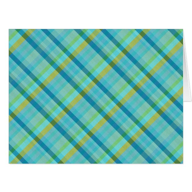 Blue Plaid by Shirley Taylor (Front Horizontal)