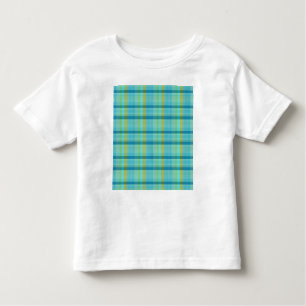 Blue Plaid by Shirley Taylor Toddler T-Shirt