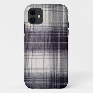 Blue plaid iPhone 11 case