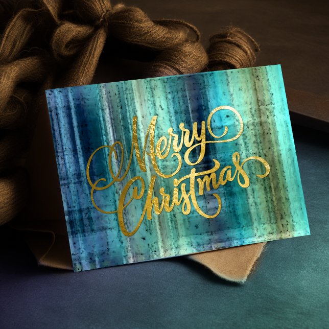 Blue Plaid Christmas Card (Creator Uploaded)
