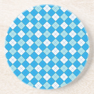 Blue Plaid Coaster