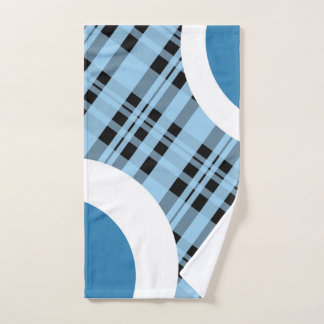 Blue Plaid  Hand Towel