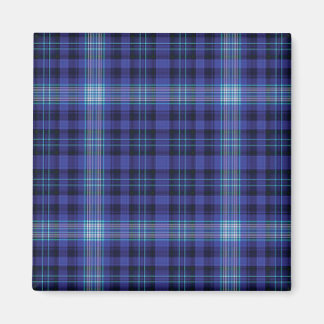 Blue Plaid Magnet