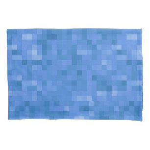 Blue Plaid Pattern Pillowcase