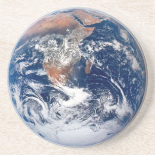 Blue Planet Earth Sphere Space Science Coaster