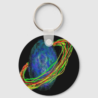 Blue Planet Key Ring
