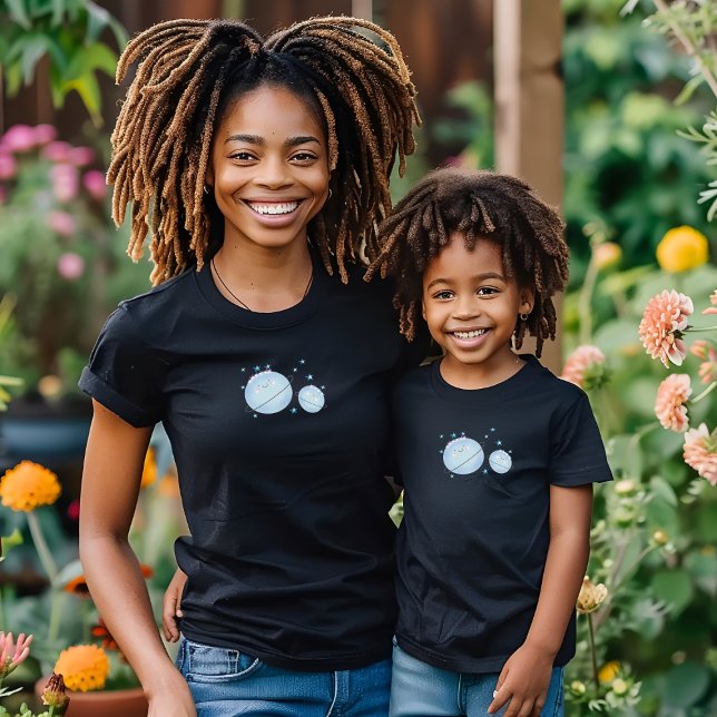 Blue planet Mum & Me Matching  T-Shirt (Creator Uploaded)