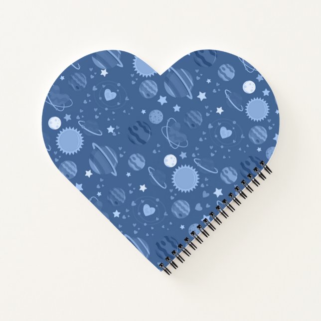 Blue planets notebook (Back)